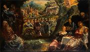 Jacopo Tintoretto The Worship of the Golden Calf oil on canvas